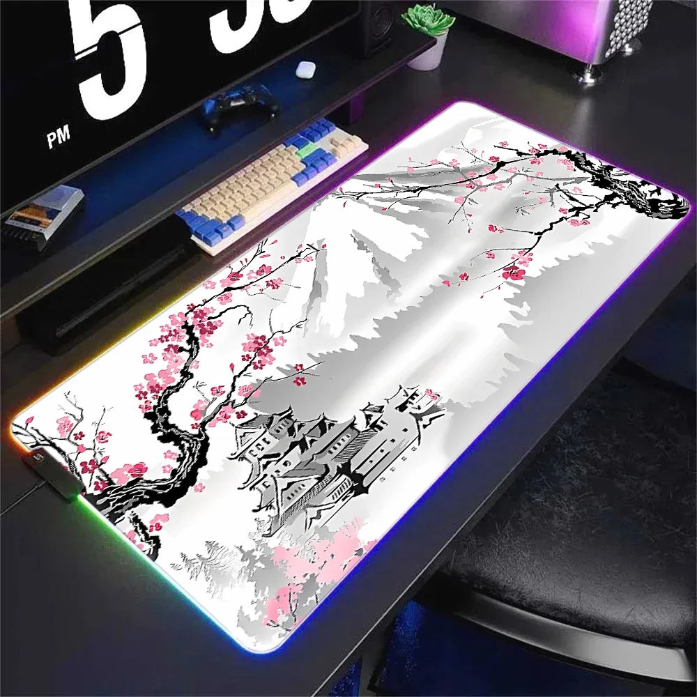 Customizable Large Non-Slip RGB Mouse Pad