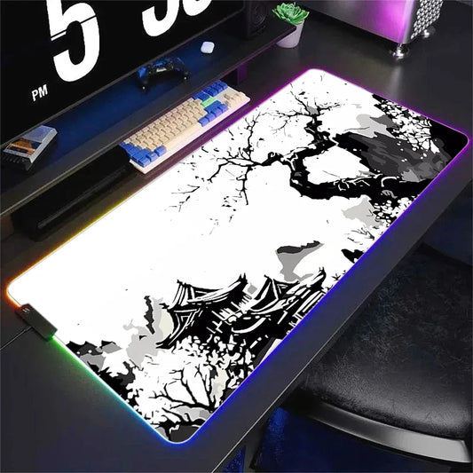 Customizable Large Non-Slip RGB Mouse Pad