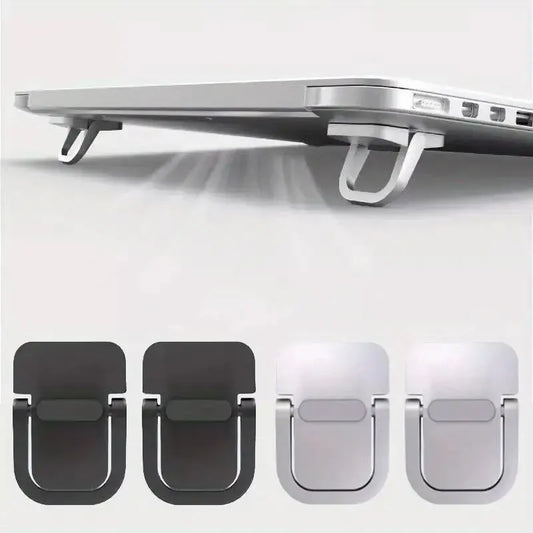Aluminum Mini Portable Laptop Stands - 2pcs/Set