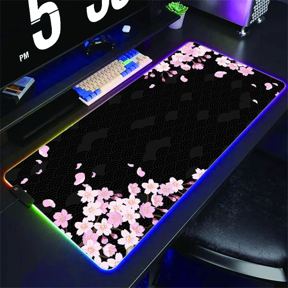 Customizable Large Non-Slip RGB Mouse Pad