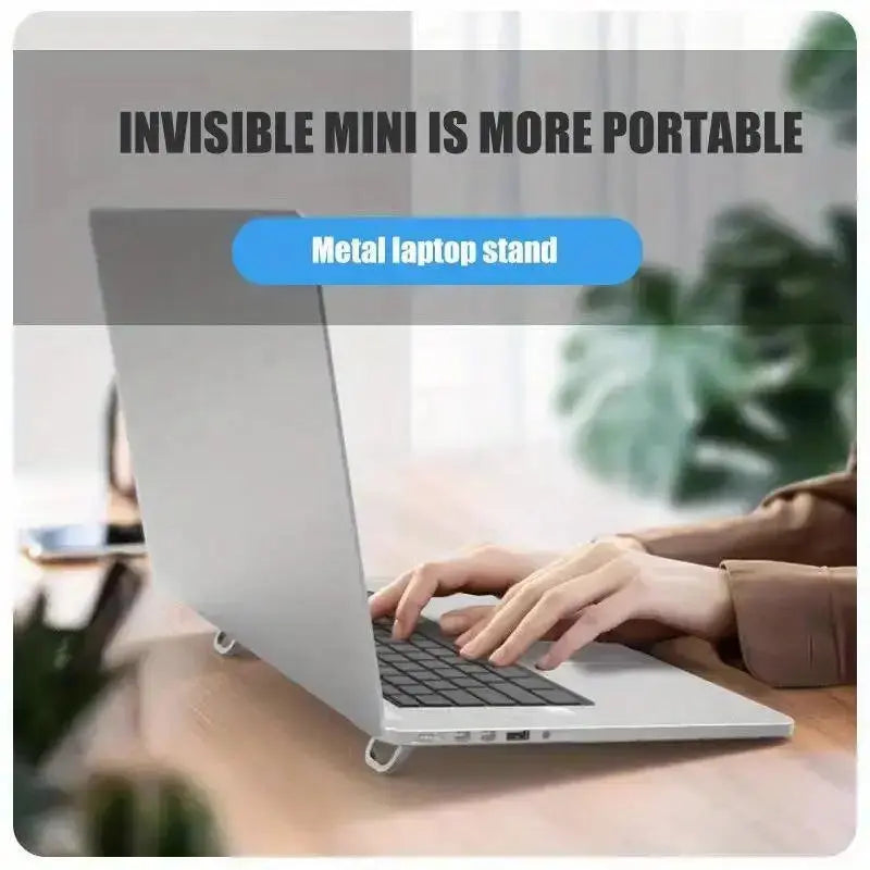 Aluminum Mini Portable Laptop Stands - 2pcs/Set