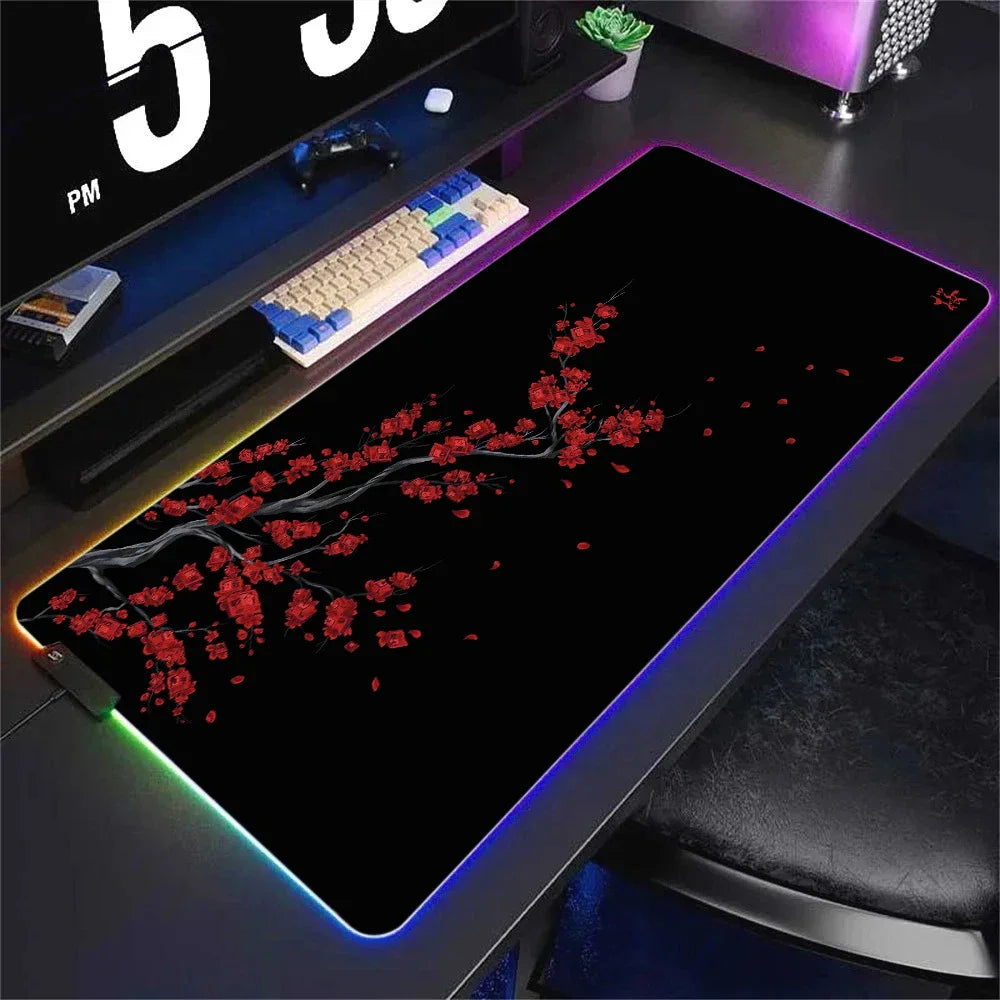 Customizable Large Non-Slip RGB Mouse Pad